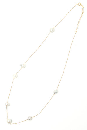 ザ ストア バイシー/THE STORE by C'の【別注】【AYUS】チェーン×パールネックレス50cm(150200/150201)