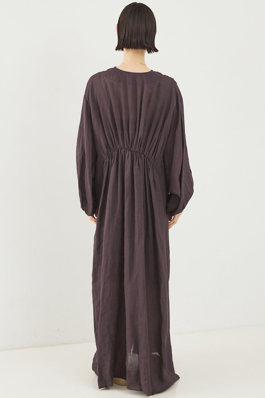 シアー袖グレーシースドレス シアー袖グレーシースドレス