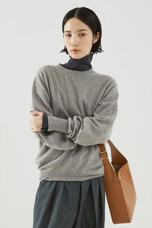 ザ ストア バイシー/THE STORE by C'のウールクルーニットプルオーバー(110300/110301)