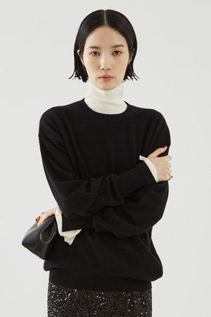 ザ ストア バイシー/THE STORE by C'のウールクルーニットプルオーバー(110300/110301)