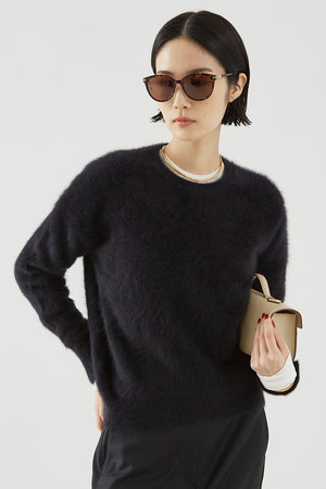 ザ ストア バイシー/THE STORE by C'のフォックスカシミヤニットプルオーバー