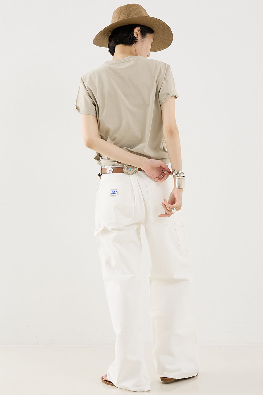 Lee × SEEALL  ペインターパンツ　ホワイトデニム　ワークパンツ 楽天市場】【Lee公式】DUNGAREES ワイドペインターパンツ