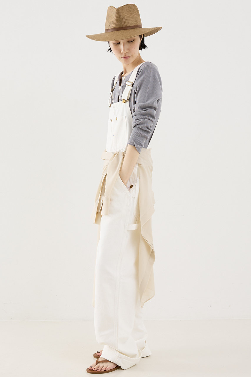  JEANS ホワイトオーバーオール未使用 Ｌ THE STORE by C'(ザ ストア バイシー)｜【Lee別注