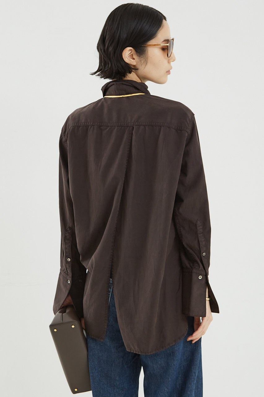 COCUCA ニュアンスシャツ チョコ COCUCA ニュアンスシャツ チョコ