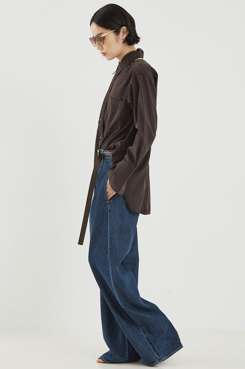 COCUCA ニュアンスシャツ チョコ COCUCA】ニュアンスシャツ｜THE STORE by C' / ザ・ストア バイ シー