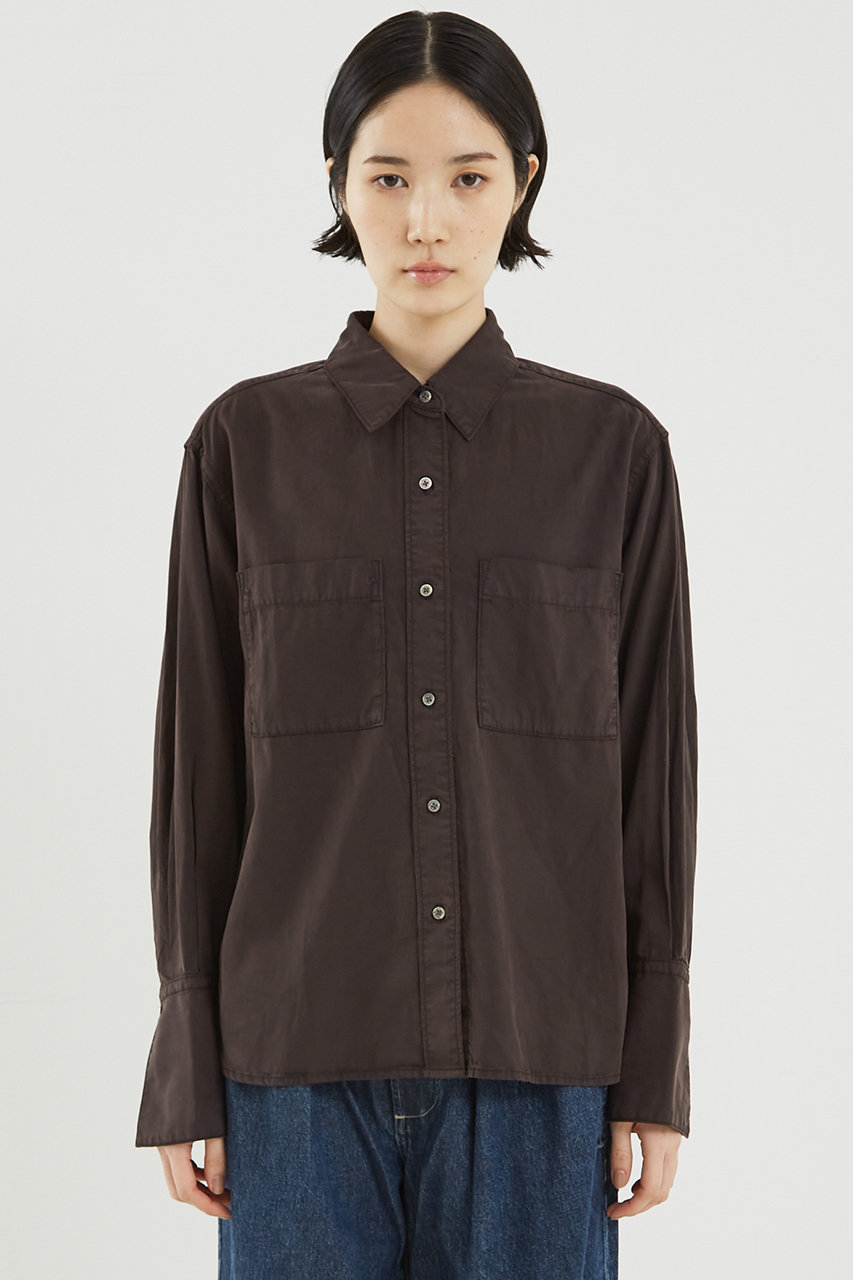 THE STORE by C'(ザ ストア バイシー)｜ニュアンスシャツ/チョコ の