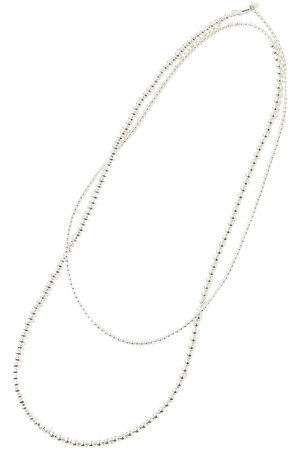 ザ ストア バイシー/THE STORE by C'の【別注】【Indian Jewelry】ナバホパールネックレスMIX丸玉3mm＆5mm菱玉5.5mm