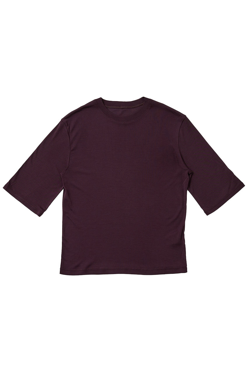 THE STORE by C' ウォッシャブルシルクTee (チョコ, F) ザ ストア バイシー ELLE SHOP THE STORE by C' ウォッシャブルシルクTee (チョコ, F) ザ ストア バイシー ELLE SHOP