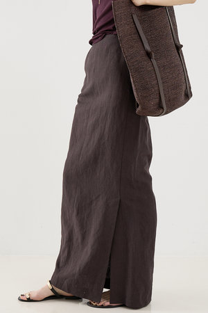 ザ ストア バイシー/THE STORE by C'のリネンストレートスカート