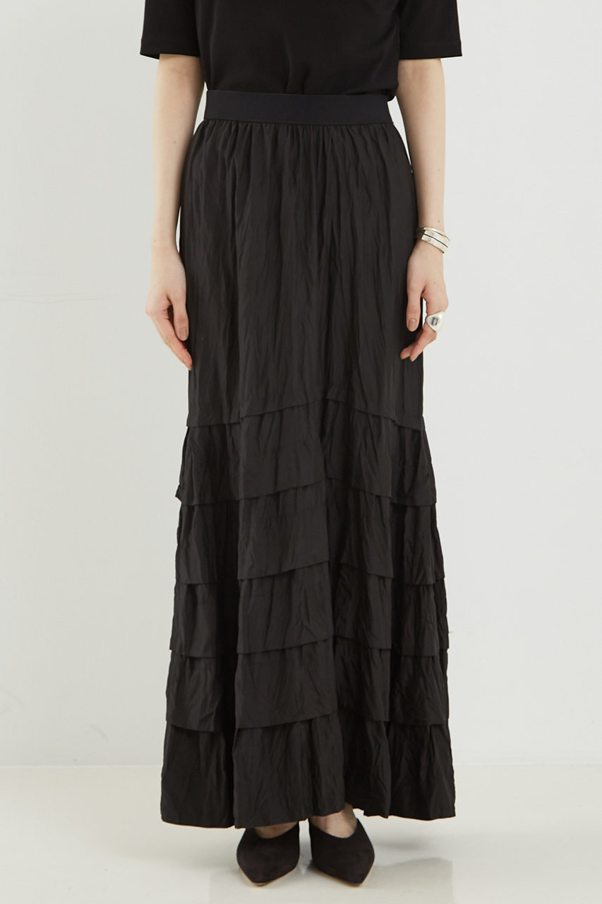 THE STORE by C'(ザ ストア バイシー)｜フリルスカート/ブラック の