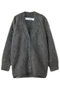 【COCUCA】カシミヤファーカーディガン ザ ストア バイシー/THE STORE by C' グレー
