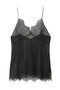レースキャミソール ザ ストア バイシー/THE STORE by C' ブラック
