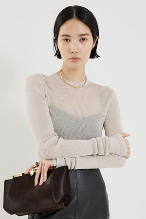 ザ ストア バイシー/THE STORE by C'の【COCUCA】ラメリブニット(110300/110301)