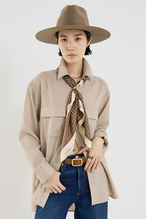 ザ ストア バイシー/THE STORE by C'の【COCUCA】比翼ベーシックシャツ(110400/110403)