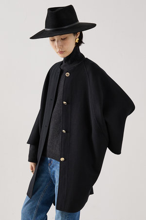 ザ ストア バイシー/THE STORE by C'の【予約販売】【COCUCA】リバーカラーケープ(110900/110903)