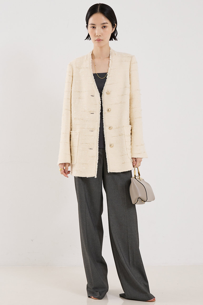 THE STORE by C'(ザ ストア バイシー)｜【COCUCA】ツイードVネック