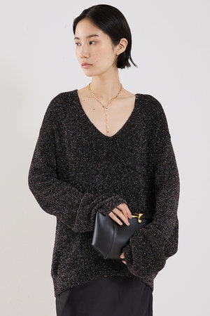 ザ ストア バイシー/THE STORE by C'の【予約販売】【COCUCA】ラメフェザーニット(110300/110301)