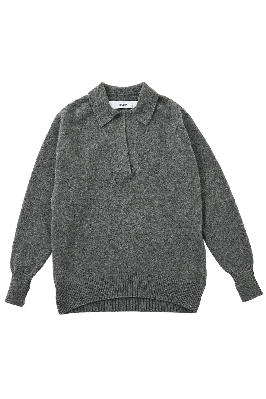 ザ ストア バイシー/THE STORE by C'の【COCUCA】ミドルゲージニット(グレー/6151720901510)