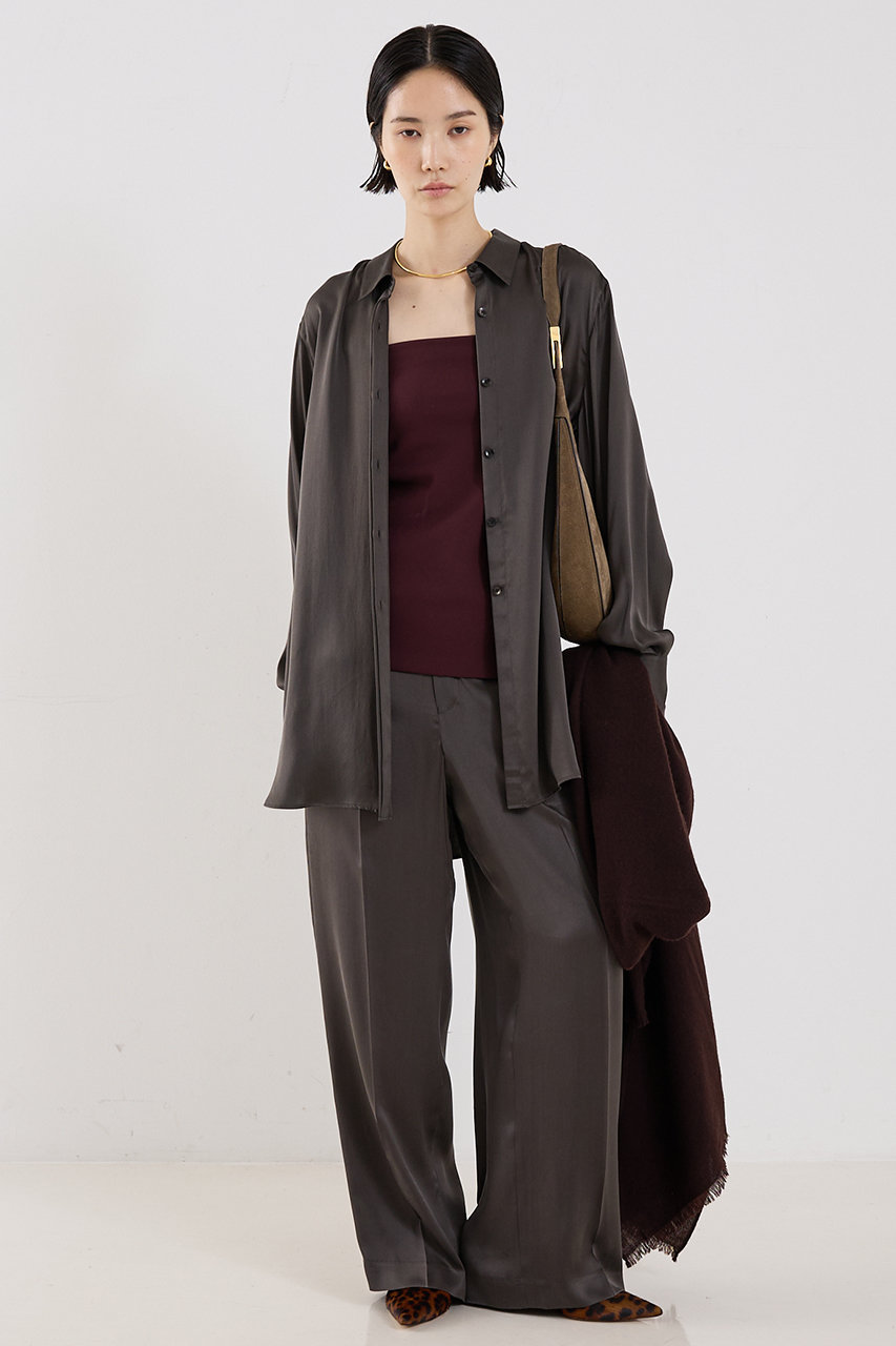 COCUCA ニュアンスシャツ チョコ COCUCA ニュアンスシャツ チョコ