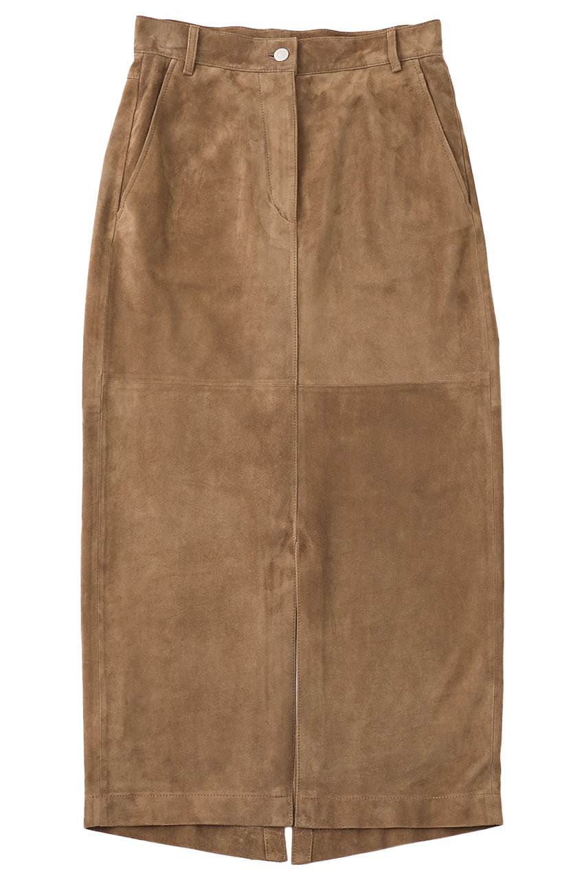 【COCUCA】スエードスリットスカート