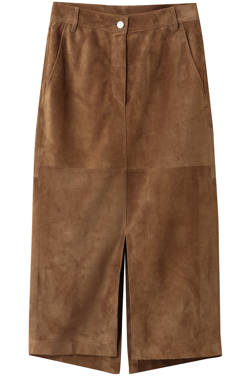 【COCUCA】スエードスリットスカート