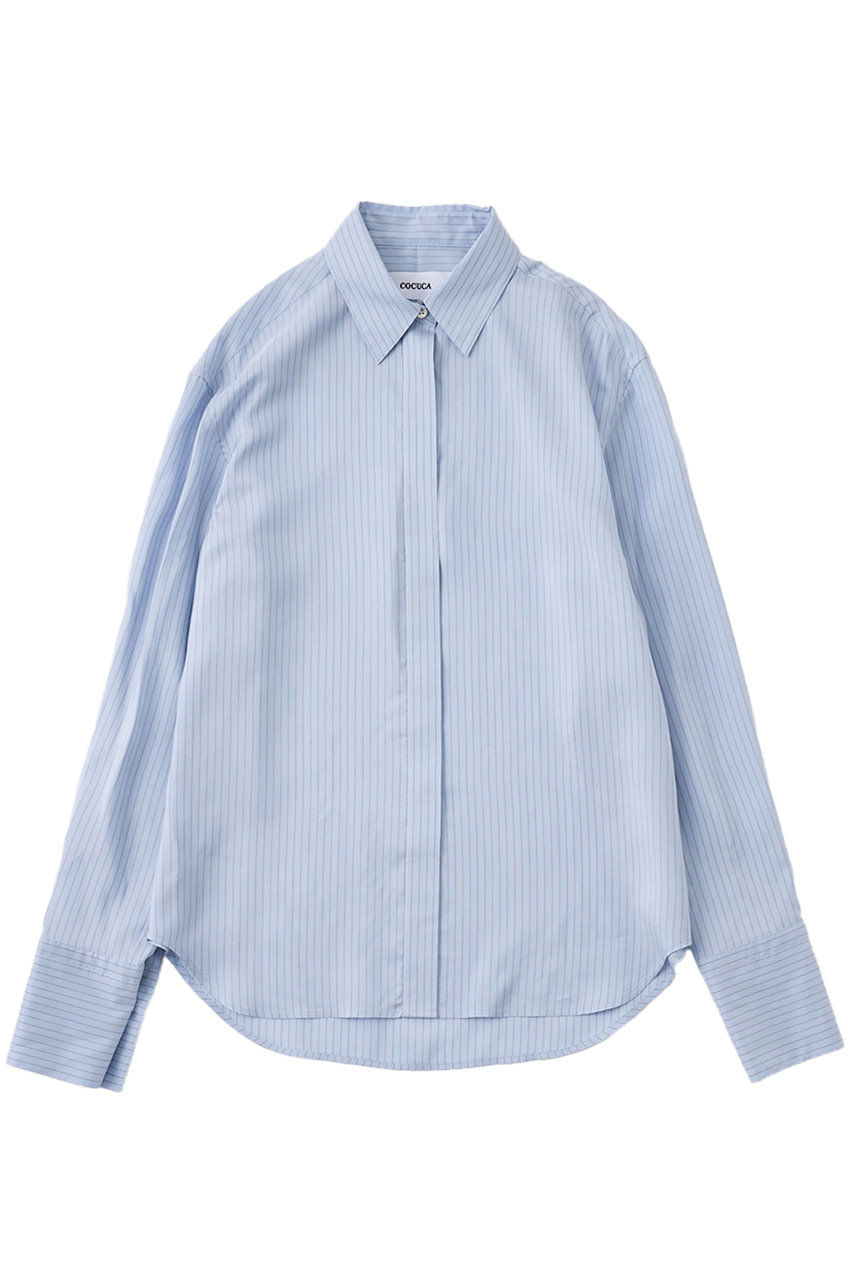 ザ ストア バイシー/THE STORE by C'の【予約販売】【COCUCA】プレミアムシャツ(サックスブルー/6152720500110)
