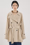【予約販売】【COCUCA】ショートトレンチコート ザ ストア バイシー/THE STORE by C'