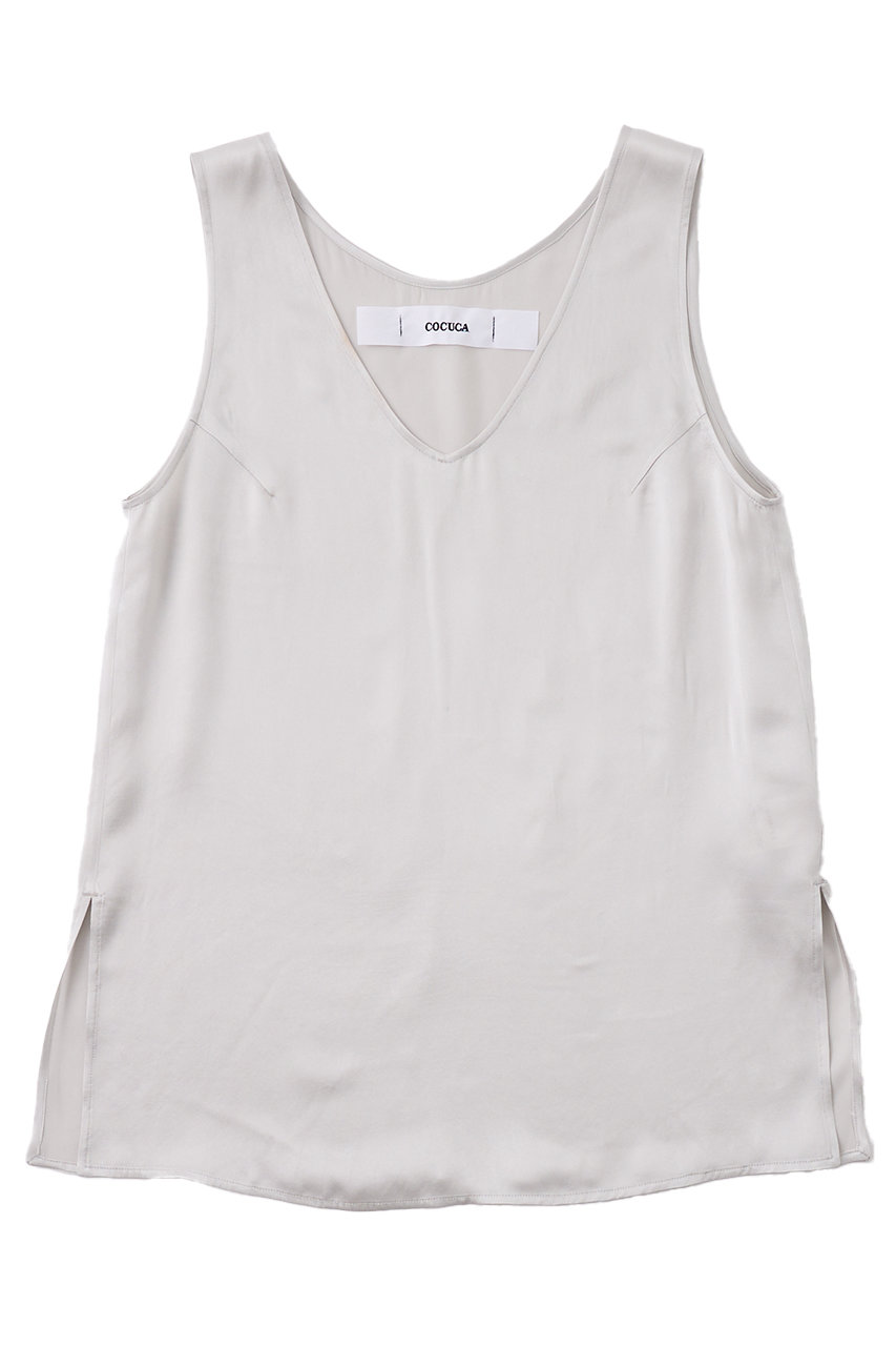 【COCUCA】シルクタンクトップ
