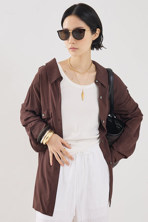 ザ ストア バイシー/THE STORE by C'の【予約販売】【COCUCA】ニュアンスシャツ(110400/110403)