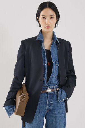 ザ ストア バイシー/THE STORE by C'の【予約販売】【COCUCA】ノーカラージャケット(110800/110801)