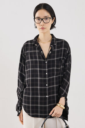 ザ ストア バイシー/THE STORE by C'の【予約販売】【REMI RELIEF】【別注】レーヨンツイルチェックシャツ2(110400/110403)