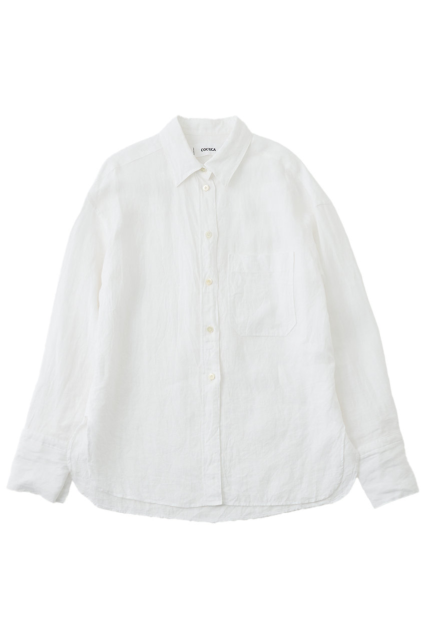 【COCUCA】リネンシャツ
