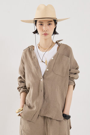 ザ ストア バイシー/THE STORE by C'の【予約販売】【COCUCA】リネンシャツ