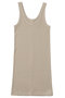 【予約販売】【COCUCA】チュニックリブタンク ザ ストア バイシー/THE STORE by C' ベージュ