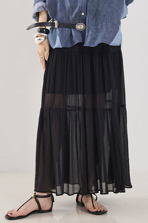 ザ ストア バイシー/THE STORE by C'の【予約販売】【COCUCA】ティアードスカート