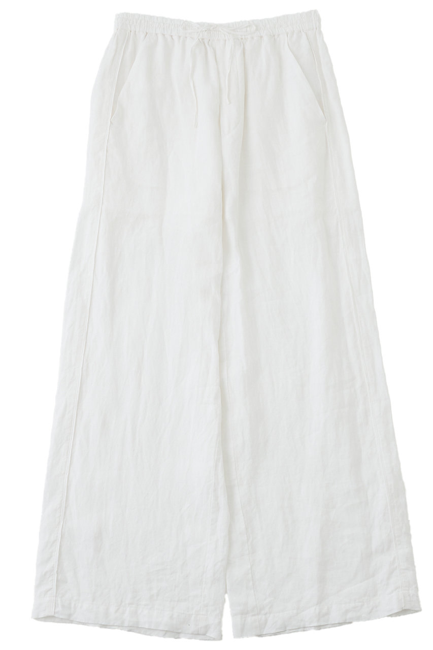 ザ ストア バイシー/THE STORE by C'の【予約販売】【COCUCA】リネンペアリングパンツ(ホワイト/6152721300321)