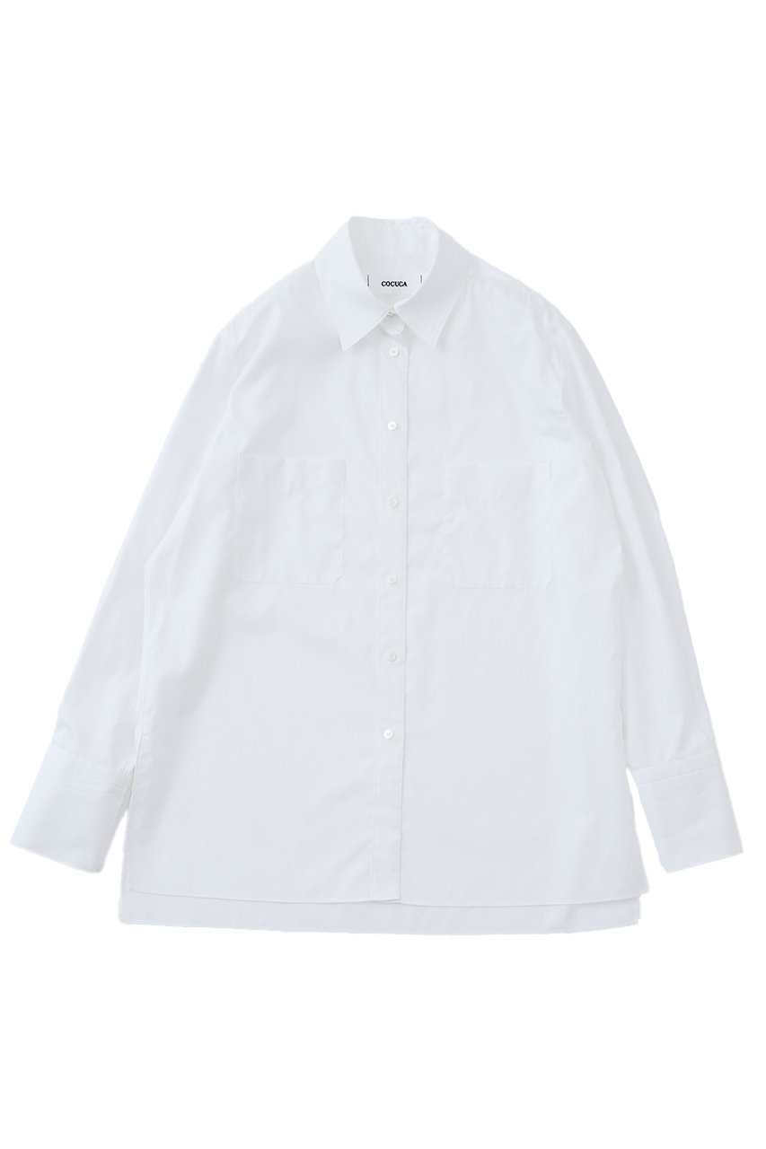 ザ ストア バイシー/THE STORE by C’の【予約販売】【COCUCA】ベーシックシャツプレミアム(ホワイト/6153720500110)