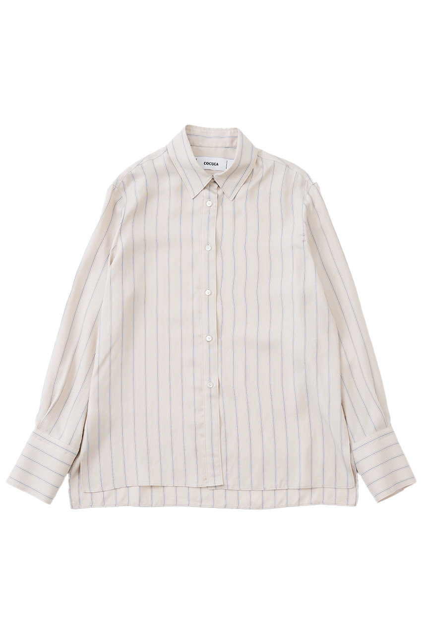 ザ ストア バイシー/THE STORE by C’の【予約販売】【COCUCA】ベーシックシャツプレミアム(ベージュ/6153720500210)