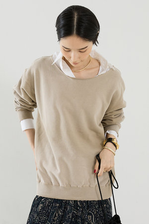 ザ ストア バイシー/THE STORE by C’の【予約販売】【DENIM DELIGHT DAYS】【別注】オフショルダースエット(110100/110105)
