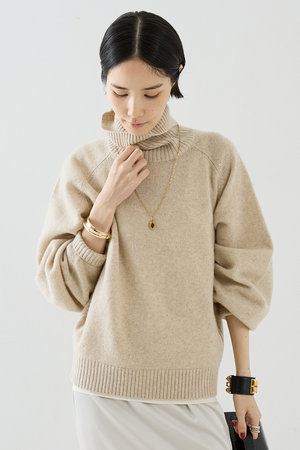 ザ ストア バイシー/THE STORE by C’の【予約販売】【COCUCA】ウールカシミヤタートル(110300/110301)