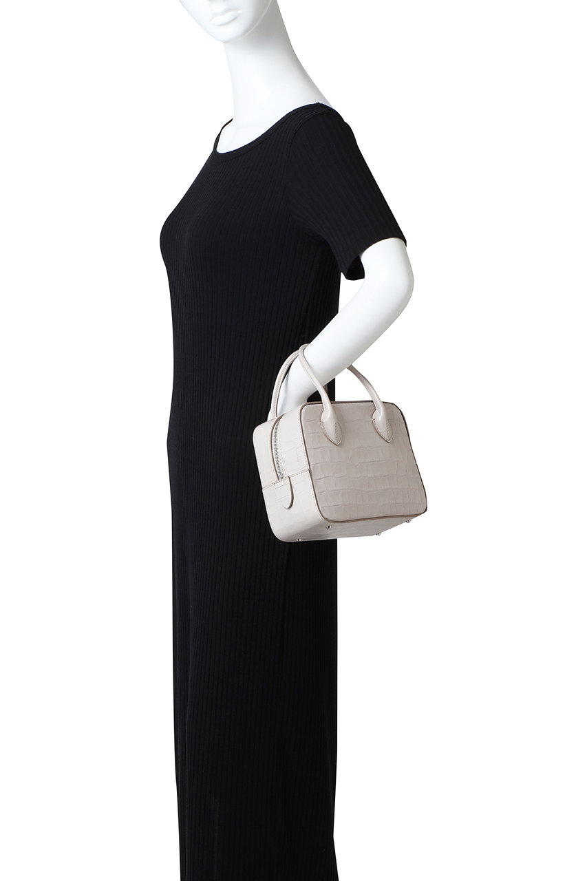 MAISON CANAU(メゾン カナウ)｜【ELLE SHOP限定】CROCO BOX-BOSTON(S