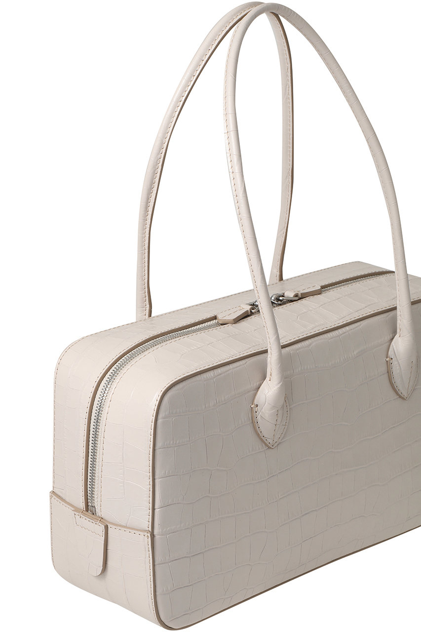 【新品未使用】MAISON CANAU メゾンカナウCROCO バッグ　Ｓ MAISON CANAU(メゾン カナウ)｜CROCO BOX-BOSTON(S)/ブラック の通販