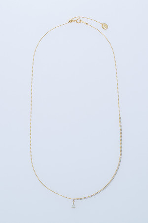 エネイ/ENEYのPIXEL0.1カラットペアーチェーンネックレス