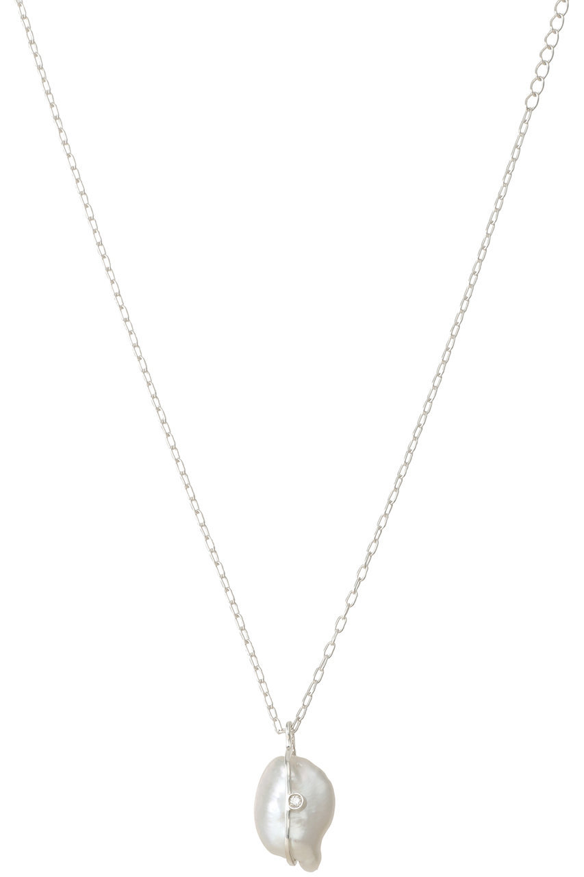 ENEY 【ELLE SHOP限定】バロックパール チャーム ネックレス (シルバー, F) エネイ ELLE SHOP ENEY 【ELLE SHOP限定】バロックパール チャーム ネックレス (シルバー, F) エネイ ELLE SHOP