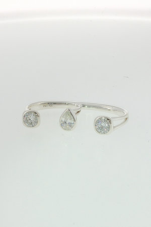 エネイ/ENEYの【受注生産】MINORI SV925 ダイヤモンドEリング(150400/150401)