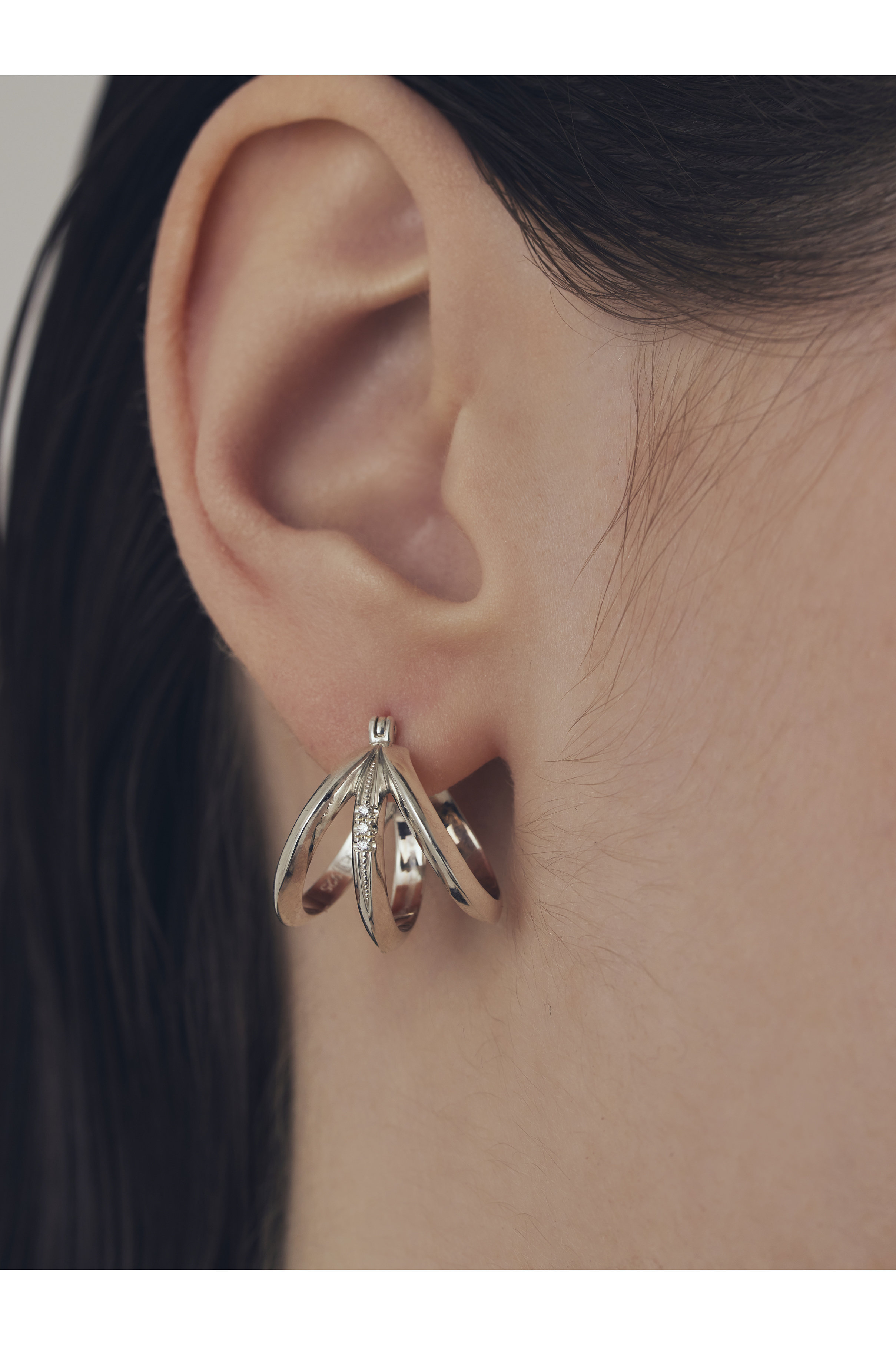 ENEY(エネイ)｜MEBUKI ピアス/シルバー の通販｜ELLESHOP・(エル 