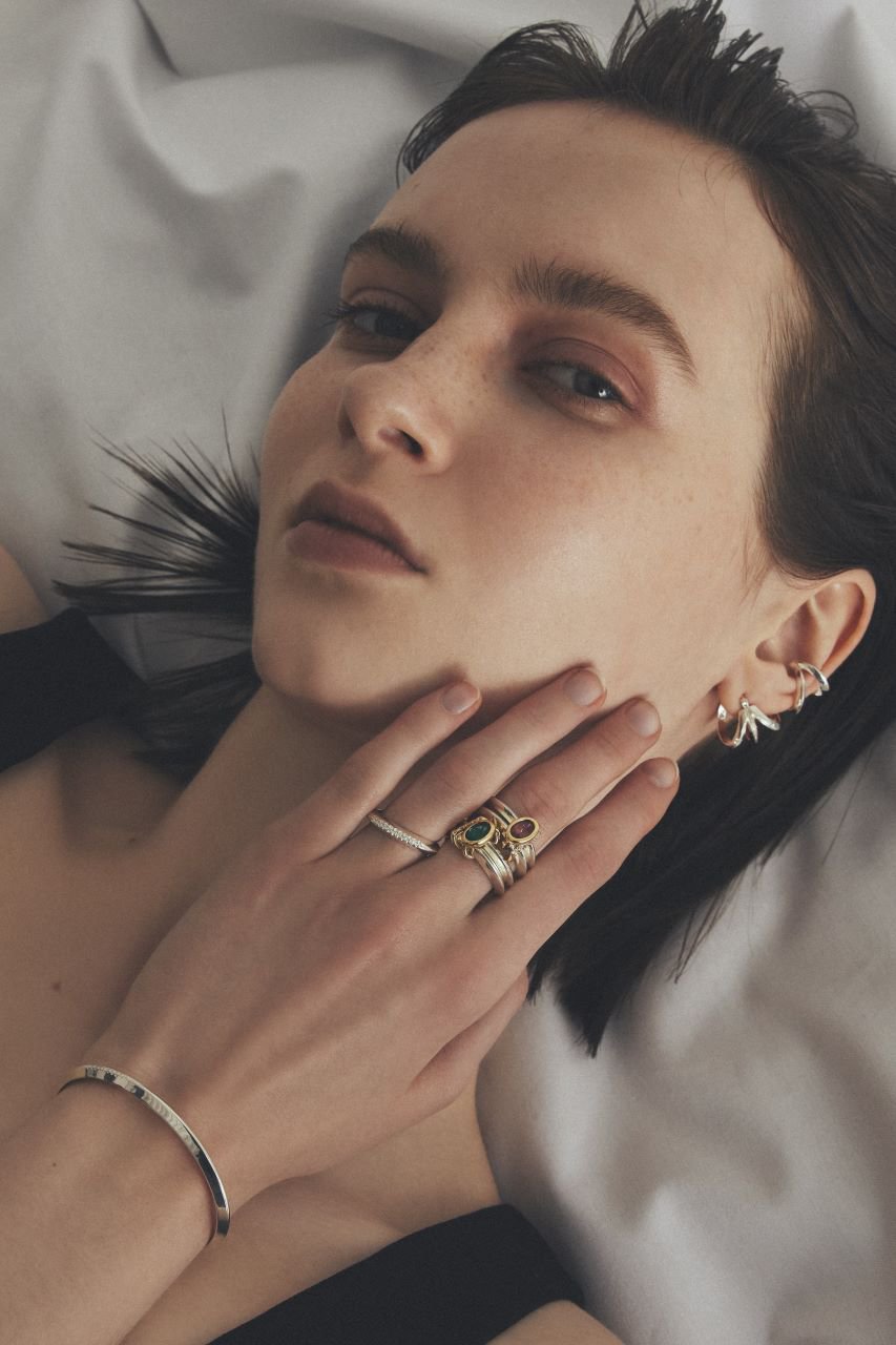 ENEY(エネイ)|MEBUKI ピアス/シルバー の通販|ELLESHOP・(エル ENEY(エネイ)|MEBUKI ピアス/シルバー の通販|ELLESHOP・(エル