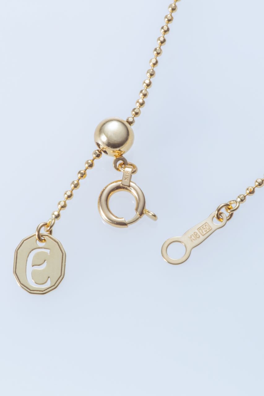 ENEY(エネイ)｜PIXEL ダブルチェーン ネックレス/ゴールド の通販