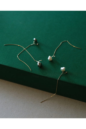 エネイ/ENEYのKESHI ケシパール K10YG チェーンピアス(150100/150101)