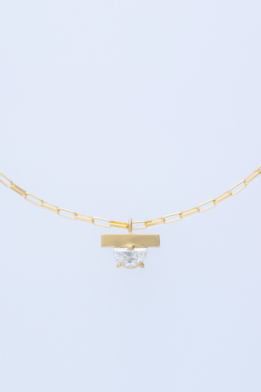 エネイ/ENEYの【受注生産】HALF MOON  K18YGネックレス(ゴールド/001‐02-1-00)